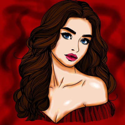 beautiful realistic girl