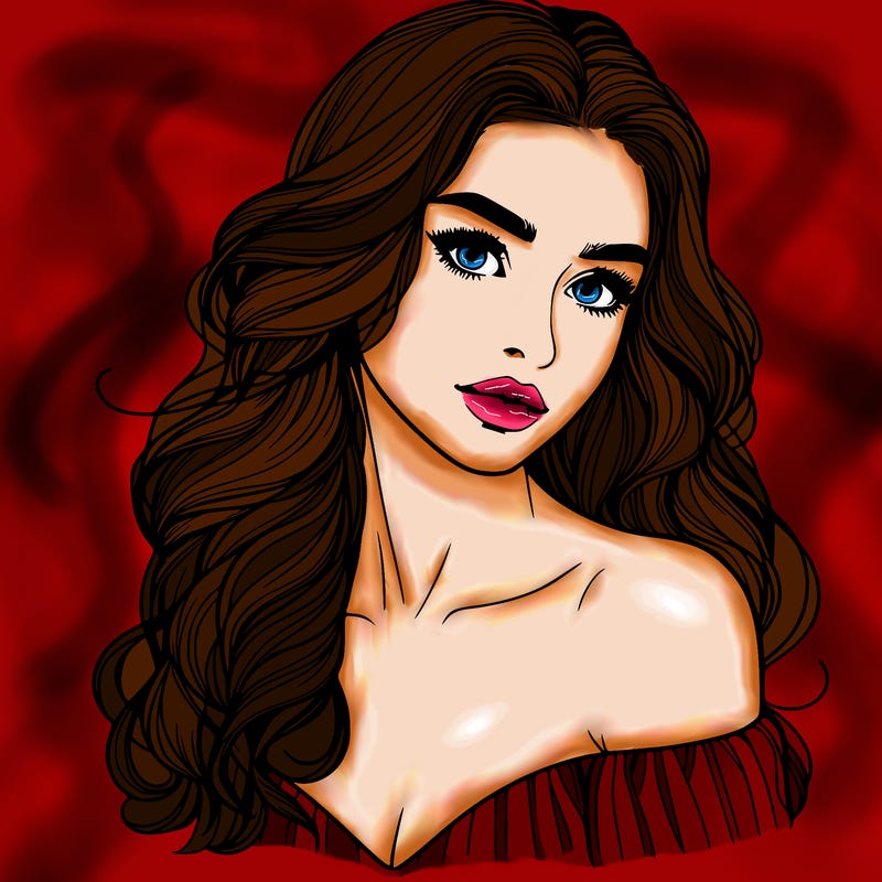 beautiful realistic girl