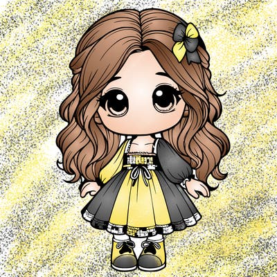 realistic little girl person