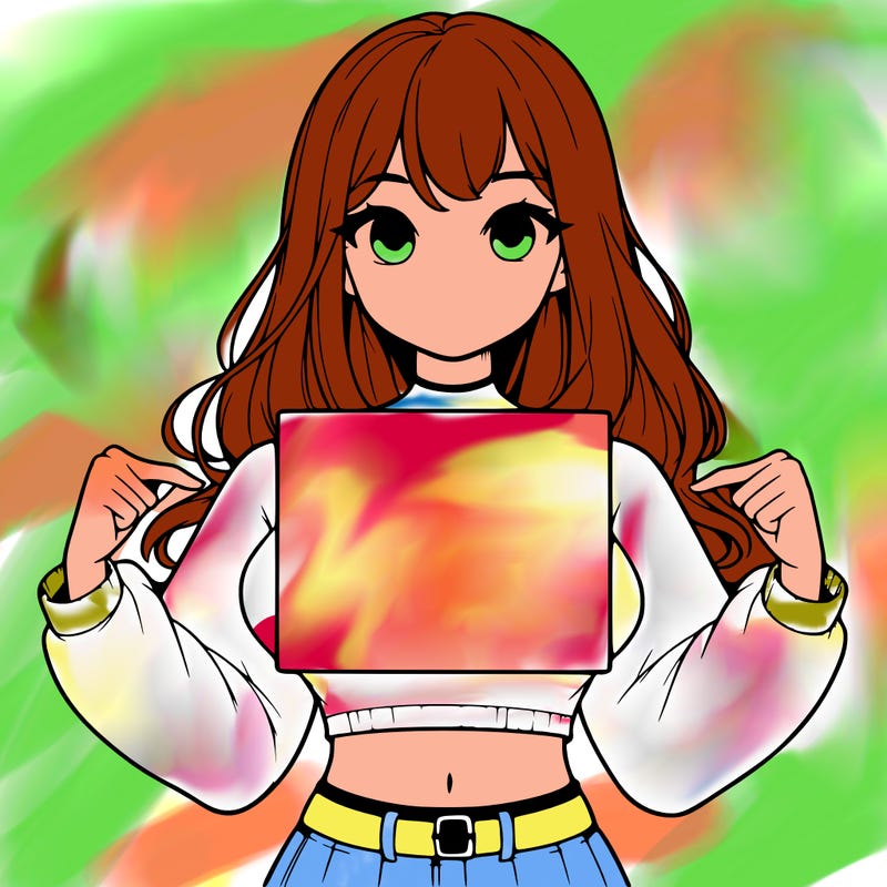 girl holding a blank sign in a long sleeve crop top