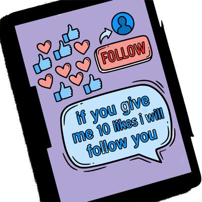 if you give me 10 likes i will follow you