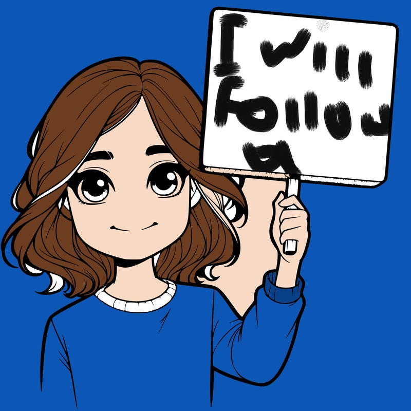 realistic girl holding up a sign