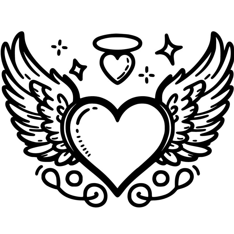 heart and wings