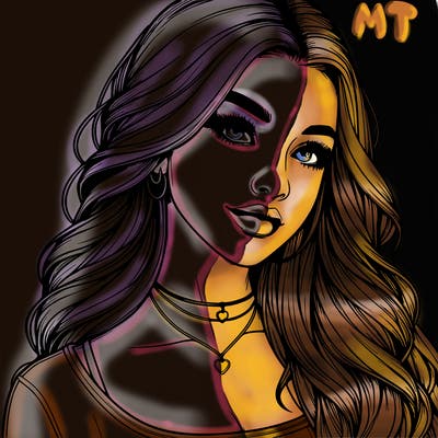 detailed realistic girl