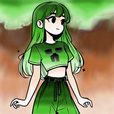 girl in a cute crop top