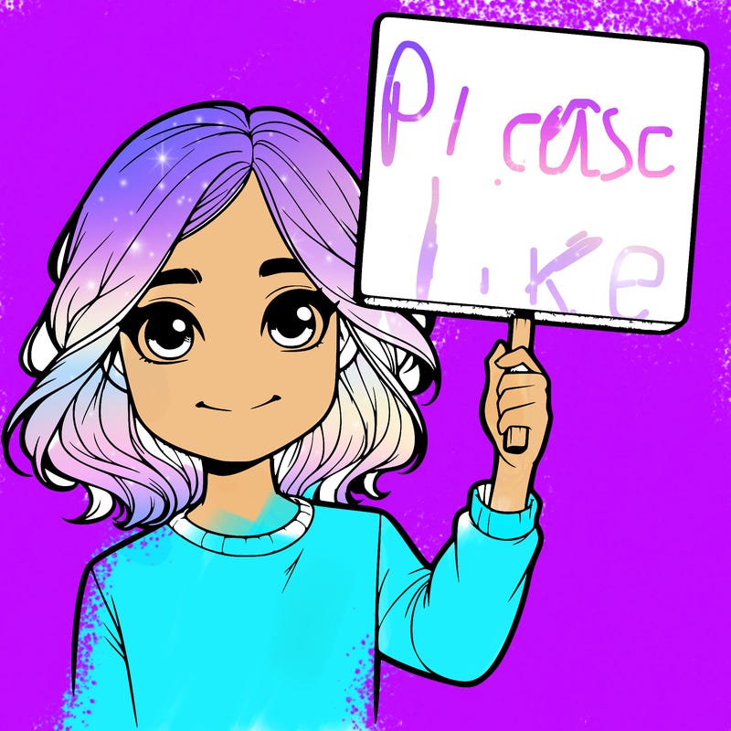 realistic girl holding up a sign