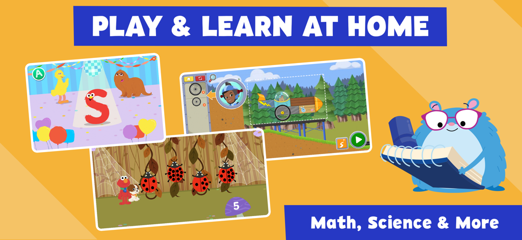 PBS KIDS Games promotional banner showing math and science activities for kids