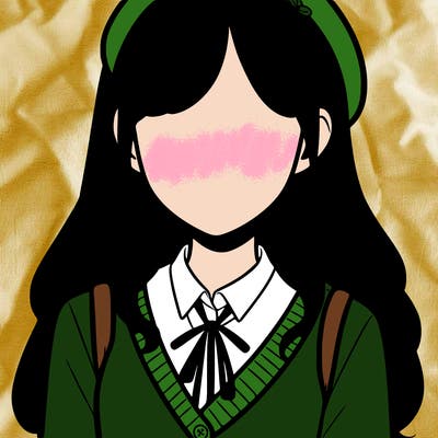 faceless preppy girl