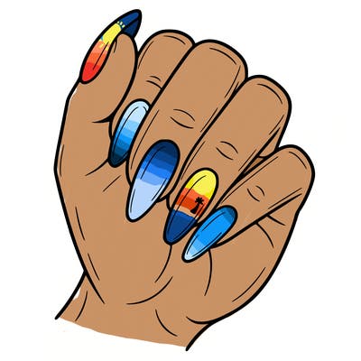 make your own nail design