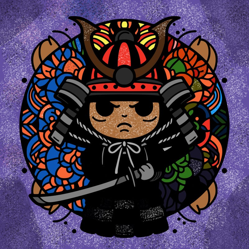 samurai, mandala