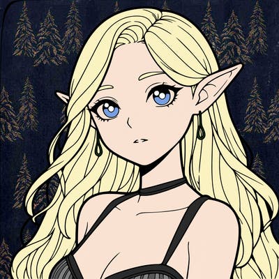 realistic girl elf