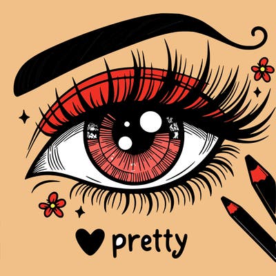 pretty eye