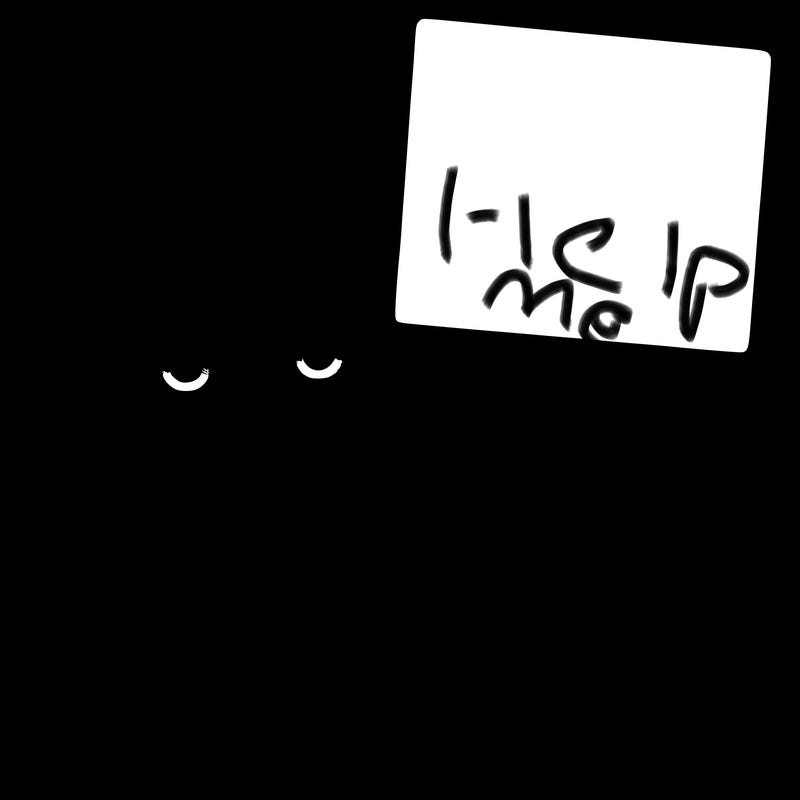 realistic girl holding up a sign