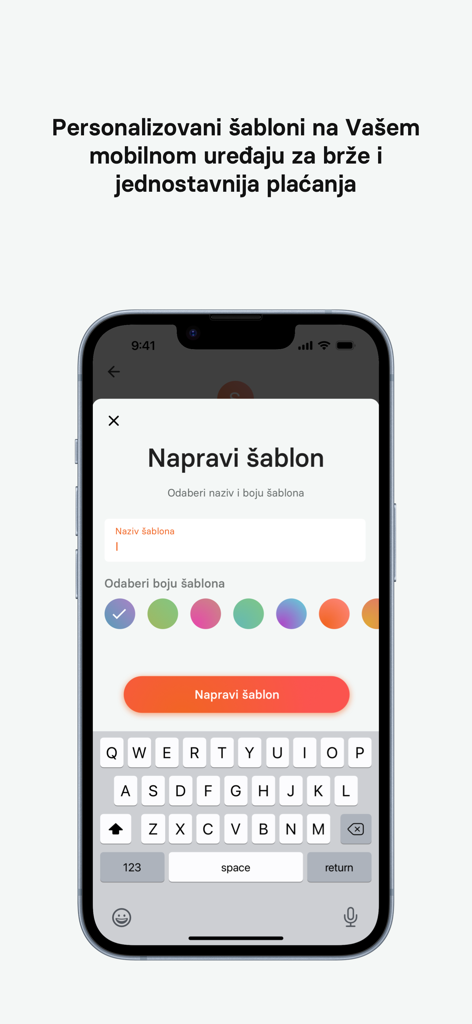 mHB klik - Creating a personalized payment template in the mHB klik mobile banking app