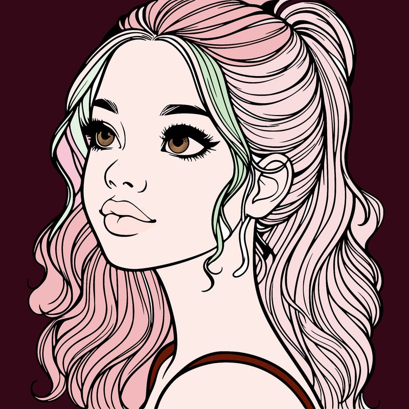 beautiful realistic girl