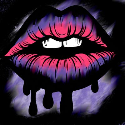 lips that look realistic and drip