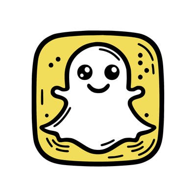 regular snapchat logo