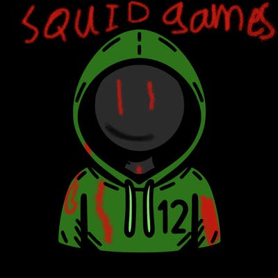 a person with non face waering a hoodie with a small 132 symbol