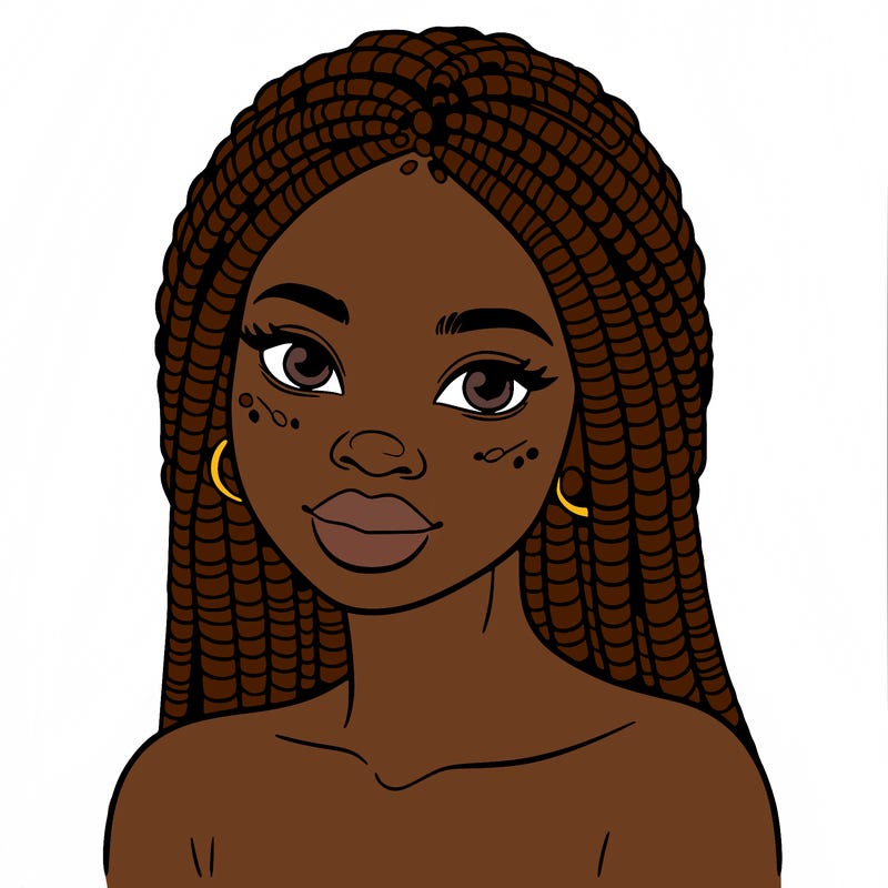 african woman with fulani braids
