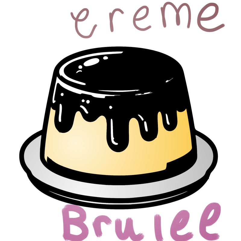 a creamy flan with caramel sauce