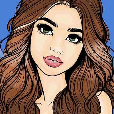 beautiful realistic girl