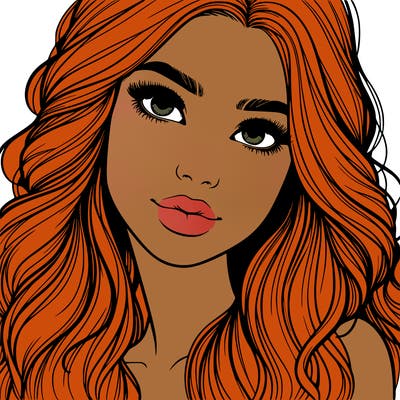 beautiful realistic girl