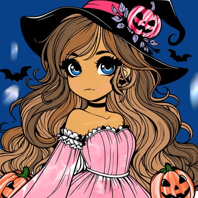 realistic girl halloween