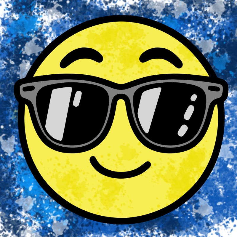 emoji with sunglasses