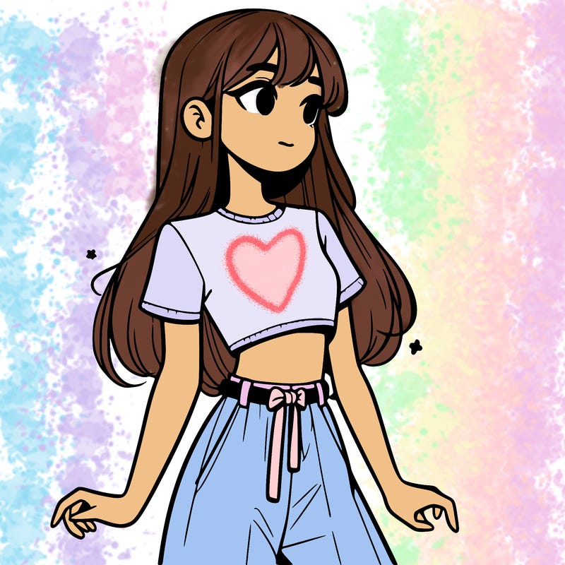 girl in a cute crop top