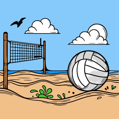 beach volleyball