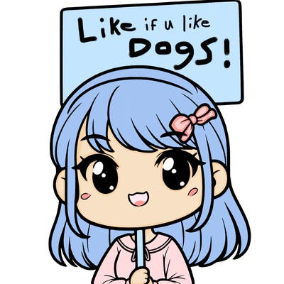 a girl holding a sign