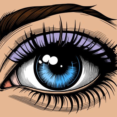 realistic eye