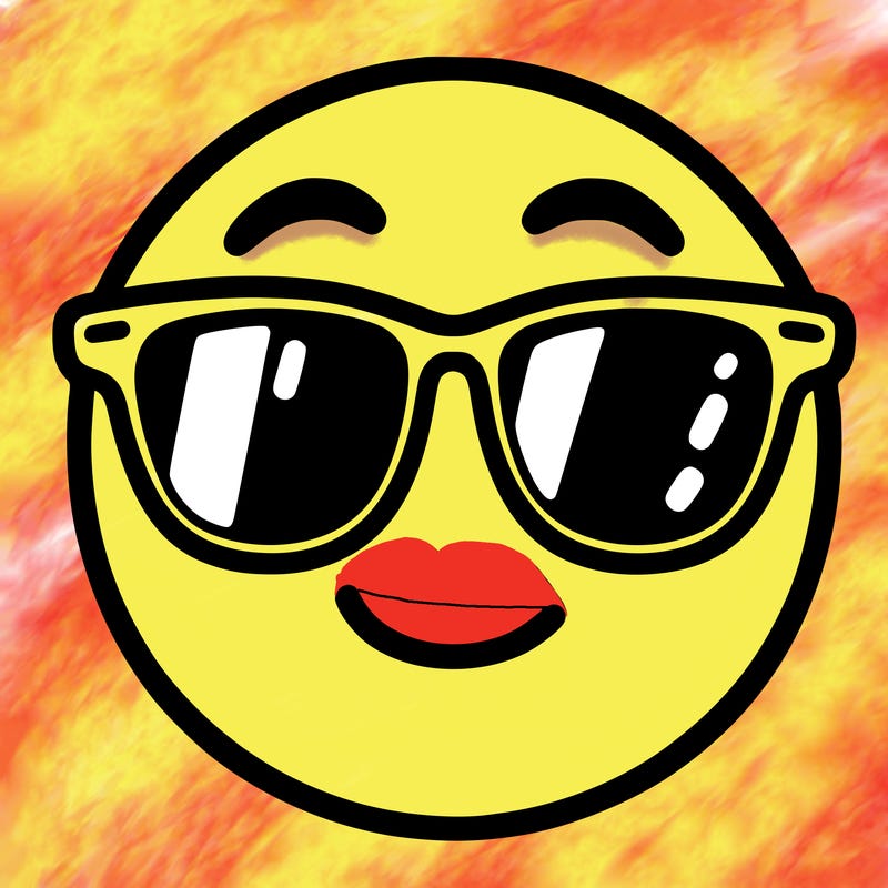 emoji with sunglasses