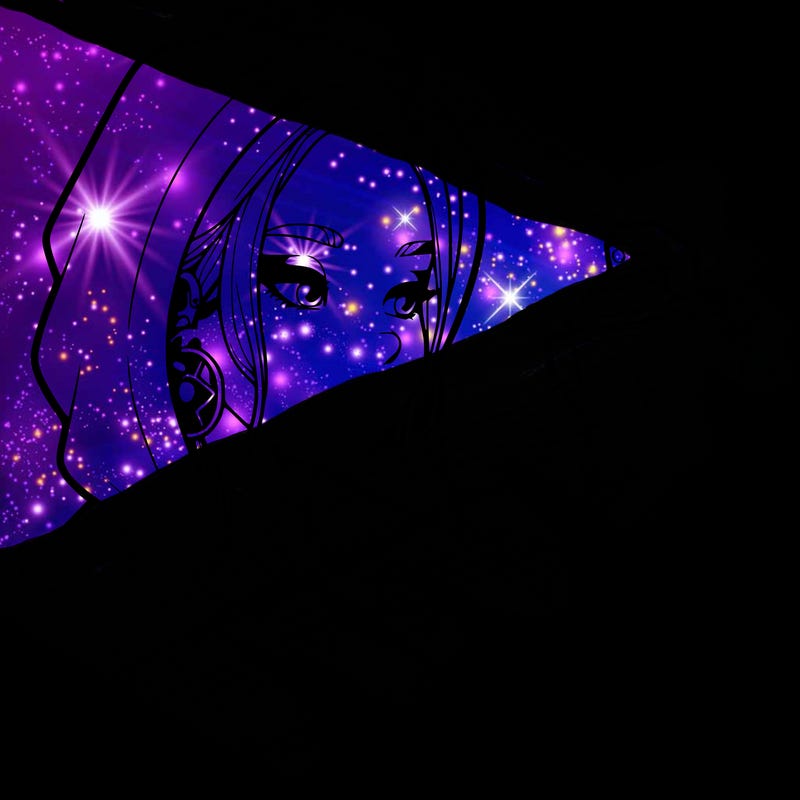 a realistic girl, spray painting