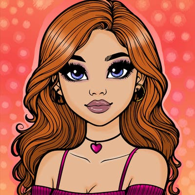 realistic pretty girl