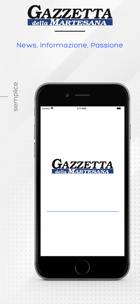 Gazzetta della Martesana - Gazzetta della Martesana mobile app splash screen showing the newspaper logo