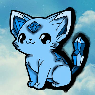 crystal kitten