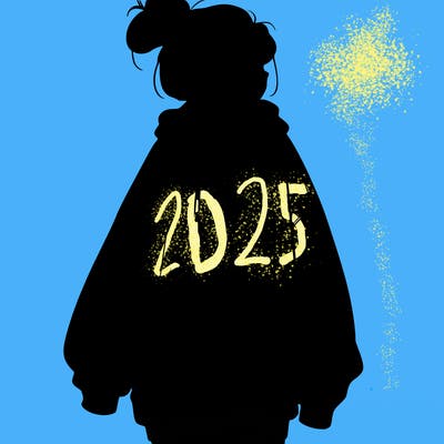 realistic girl with a oversized sweatshirt on and a bun