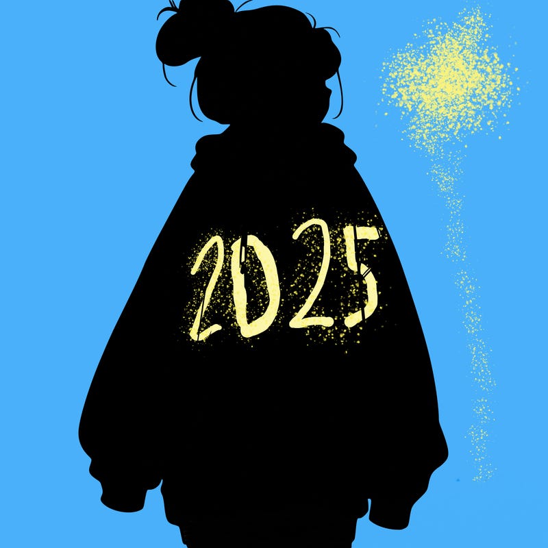 realistic girl with a oversized sweatshirt on and a bun