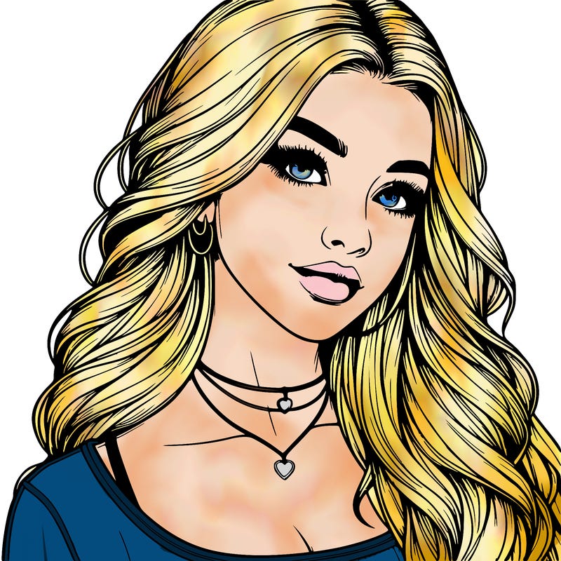 detailed realistic girl