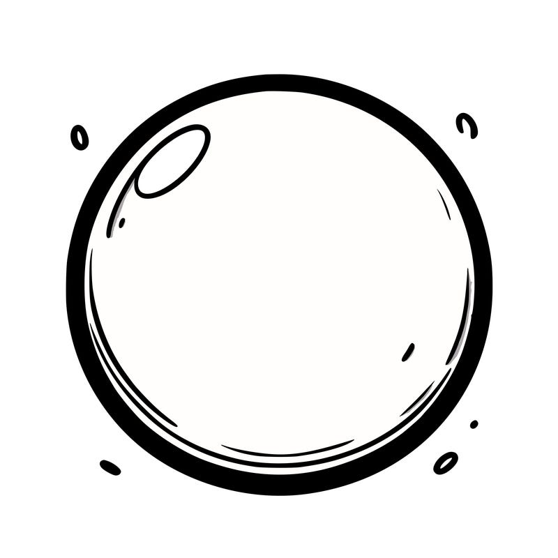 plain circle with nothing inside