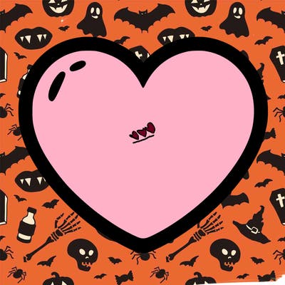 a blank heart