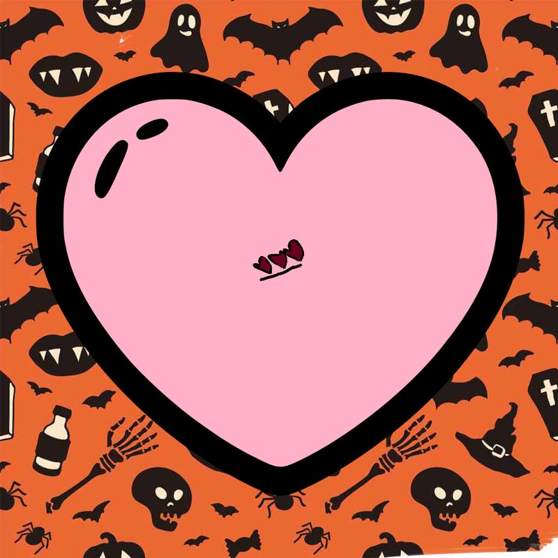 a blank heart