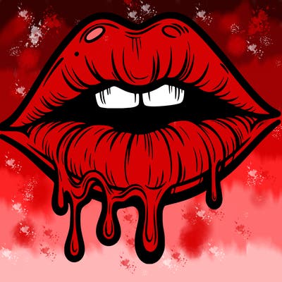 lips that look realistic and drip