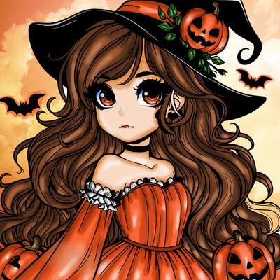 realistic girl halloween