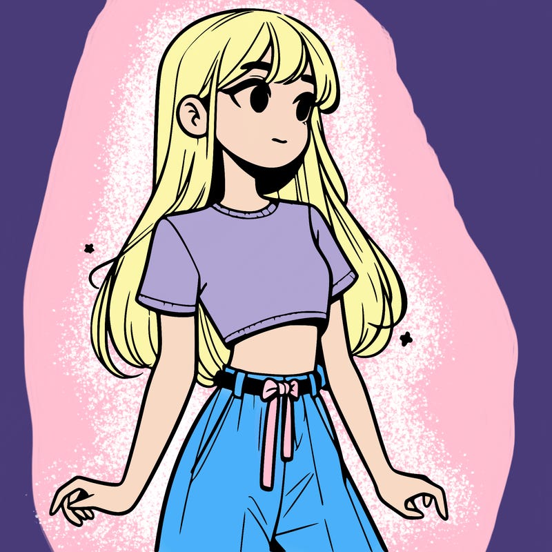 girl in a cute crop top