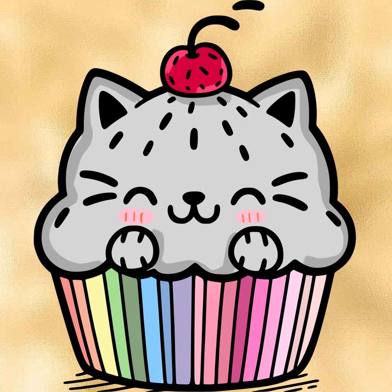 cat cupcake