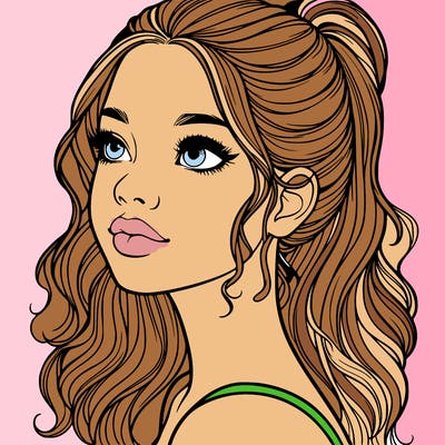 beautiful realistic girl