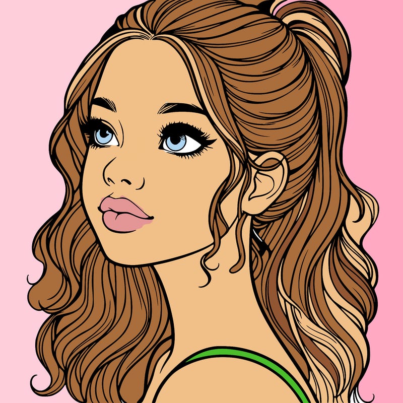 beautiful realistic girl