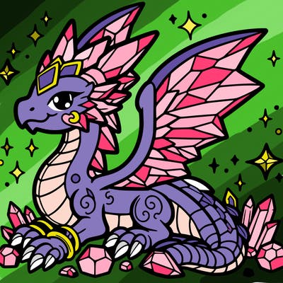 crystal dragon
